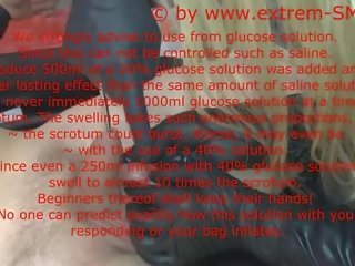 Instructions video scrotal saline infusion inggris teks panjang