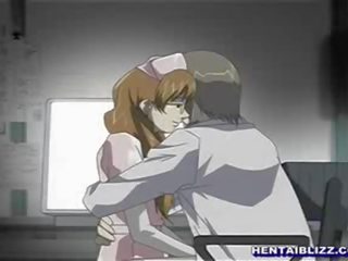 عبودية رسوم متحركة ممرضة مع bigtits وجود قذر فيلم مع طبي رجل