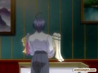 Shemale hentai zablokowany pokojówka pieprzony dziewica anime